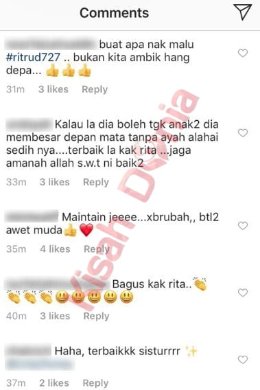 “Nak Crop Tak Sampai Hati” – 10 Years Challenge Rita Rudaini Paling Win!