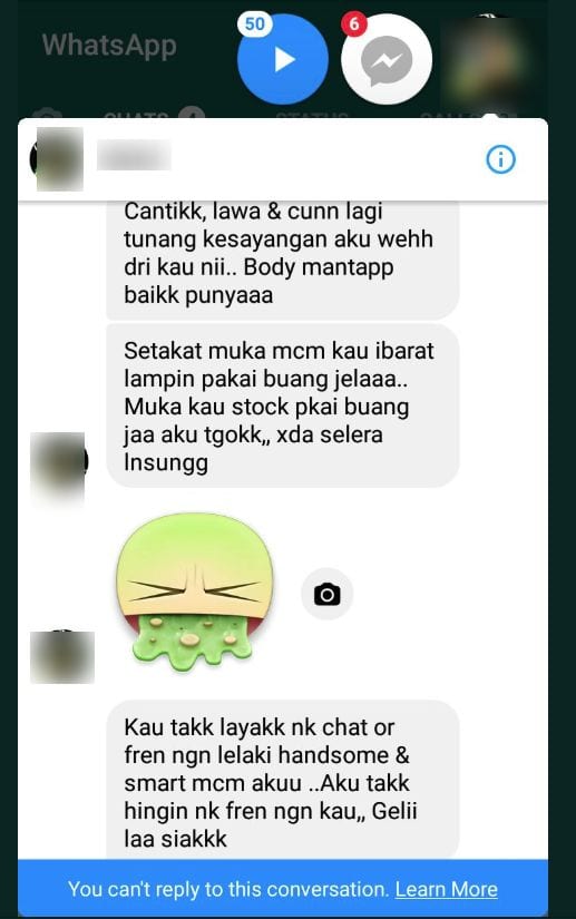 “Kau Tak Layak Nak Kawan Dengan Lelaki Handsome & Smart Macam Aku…”