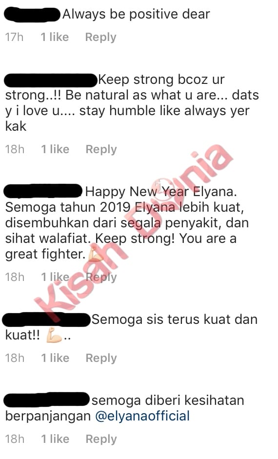 “Kepada Musuh Badanku…”-Azam Tahun Baru Elyana Buat Peminat Tersentuh