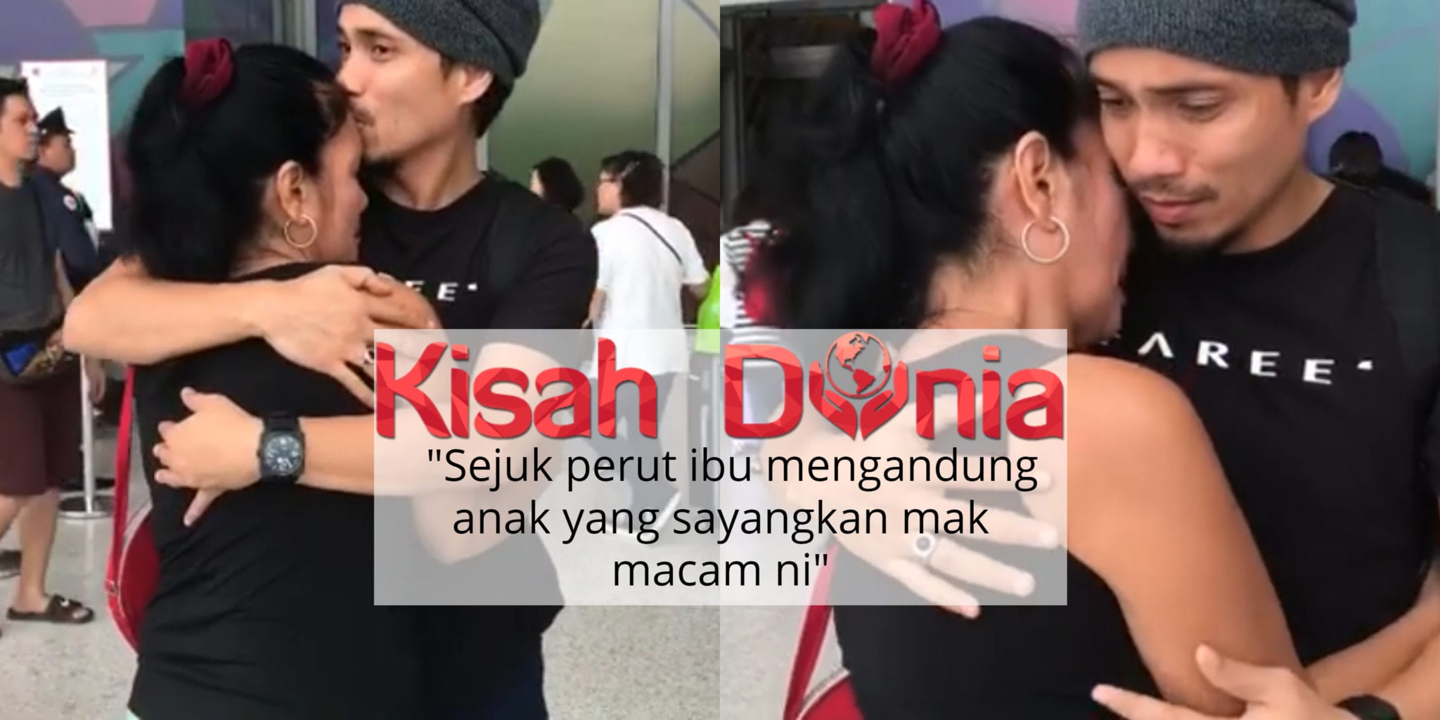 [VIDEO] Pulang Semula Ke Malaysia, Perpisahan Mark Adam & Ibu Buat Ramai Sebak 8