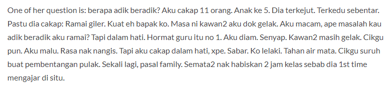 “Dah Tau Miskin Beranak Ramai Kenapa?”- Kecewa Dihina Guru Anak Petani Nekad…