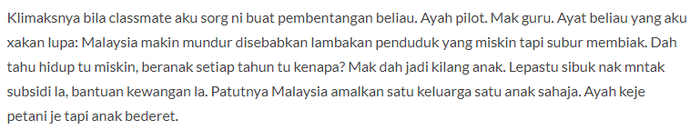 “Dah Tau Miskin Beranak Ramai Kenapa?”- Kecewa Dihina Guru Anak Petani Nekad…