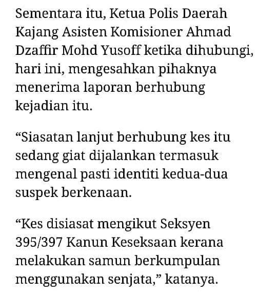 Penyamun Belasah & Ugut Letak Dad4h, Kakak Pemandu Grab Dedah Kisah Sebenar!