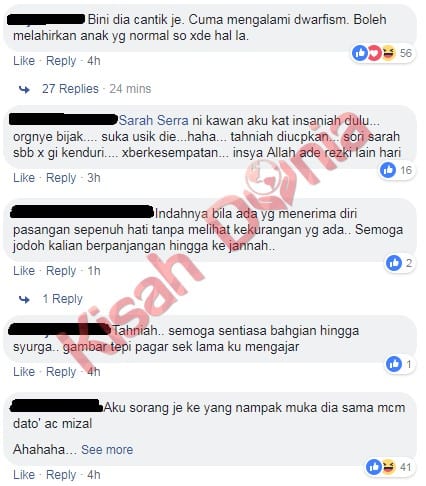 [FOTO] Kahwini Wanita Kerdil, Lelaki Ini Buktikan Cinta Sejati Masih Wujud