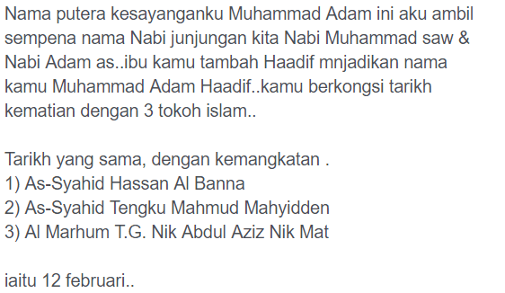 Hari Ni Genap Seminggu Pemergian Kamu, Terdetik Hati Ni Nak Lipat Khemah Kamu..