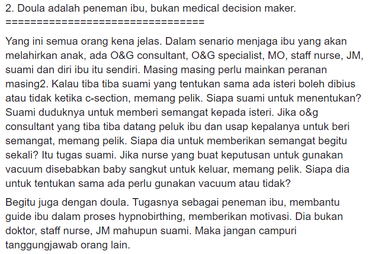 Isu Doula Dikritik Hebat, Doktor Ini Sangkal 4 Tuduhan Terhadap Doula