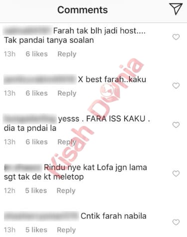 “Syok Sendiri Je” – Jadi Hos Di Meletop, Farah Nabilah Dikritik Netizen