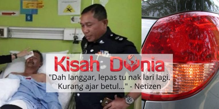 [FOTO] Gara-Gara Tak Bagi Signal, Polis Trafik Ini P4tah 