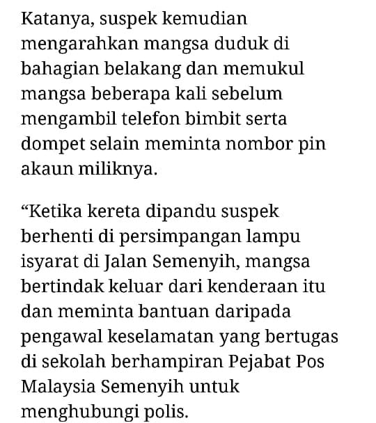 Penyamun Belasah & Ugut Letak Dad4h, Kakak Pemandu Grab Dedah Kisah Sebenar!