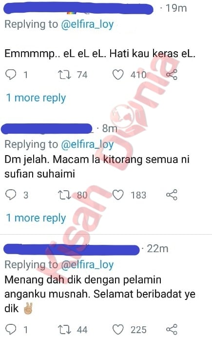 “Sufian, Saya Doakan Awak…” – Elfira Sentap Dengan Persembahan AJL?