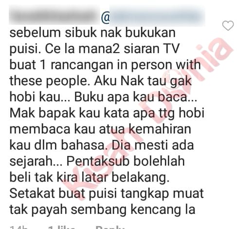 Makin Bosan Dengan Status Sedih Sharnaaz, Ramai Syak Gimik Terbit Buku Puisi