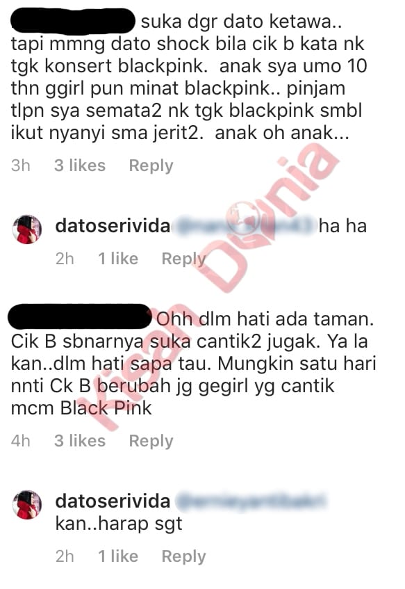 [VIDEO] Aksi Cik B Bodek DS Vida Pergi Konsert BlackPink Buat Netizen Terhibur