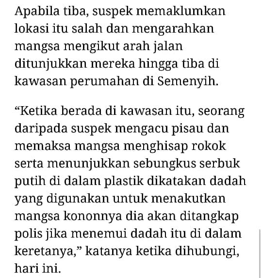 Penyamun Belasah & Ugut Letak Dad4h, Kakak Pemandu Grab Dedah Kisah Sebenar!