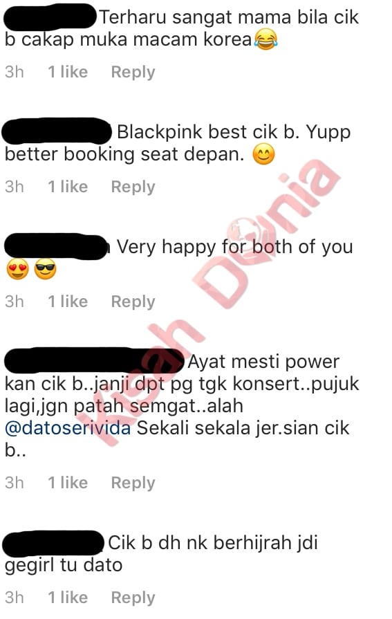 [VIDEO] Aksi Cik B Bodek DS Vida Pergi Konsert BlackPink Buat Netizen Terhibur