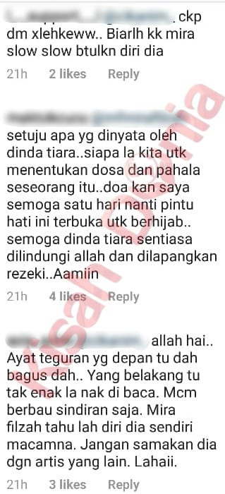 “At Least Tutuplah Dada…” – Mira Filzah Bersuara Bila Imej Ditegur Netizen