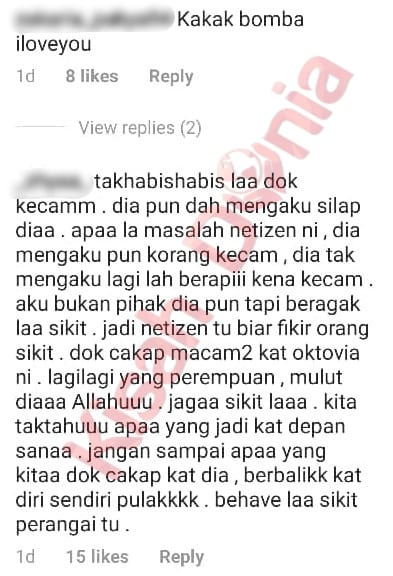 “Nak Selamatkan Laki Orang Lain Ke?” – Tak Tutup Komen, Oktovia Terus Dihentam!