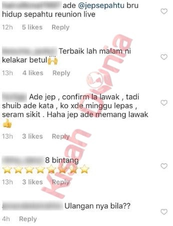 [VIDEO] “Ni Baru Lawak!” – Kemunculan Jep Gamatkan Pentas Sepahtu Reunion Live