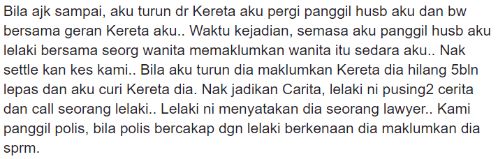 Suspek Dakwa Kereta Wanita Ini Miliknya, Bila Tunjuk Bukti Ini Pula Dilakukan..