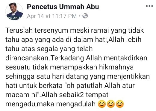 “Aku Diuji Dengan Dahsyat Sekarang..” – PU Abu Akui ‘GeIisah’ Di Tanah Suci