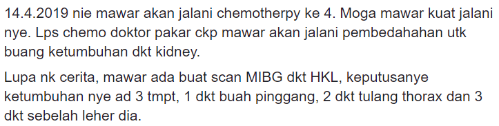 ‘Aku Masuk Sekali Masa Mawar Buat CTScan, Nampak Dengan Mata Aku Sendiri..’