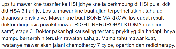 ‘Aku Masuk Sekali Masa Mawar Buat CTScan, Nampak Dengan Mata Aku Sendiri..’