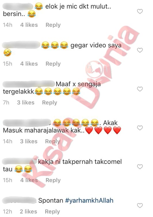 “Ulang Banyak Kali” – Heliza Helmi Spontan Bersin Dekat Mikrofon, Comel Habis!