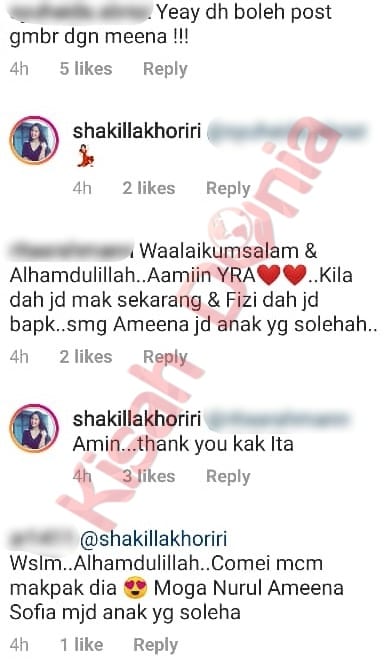 [FOTO] Shakilla Khoriri Dedah Wajah Anak Lepas Genap Sebulan, Comel!