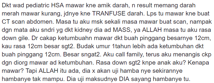 ‘Aku Masuk Sekali Masa Mawar Buat CTScan, Nampak Dengan Mata Aku Sendiri..’