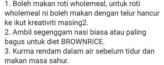 Hilangkan 10KG Dengan Mudah, Gadis Kongsi Tips Diet Sihat Semasa Ramadhan!