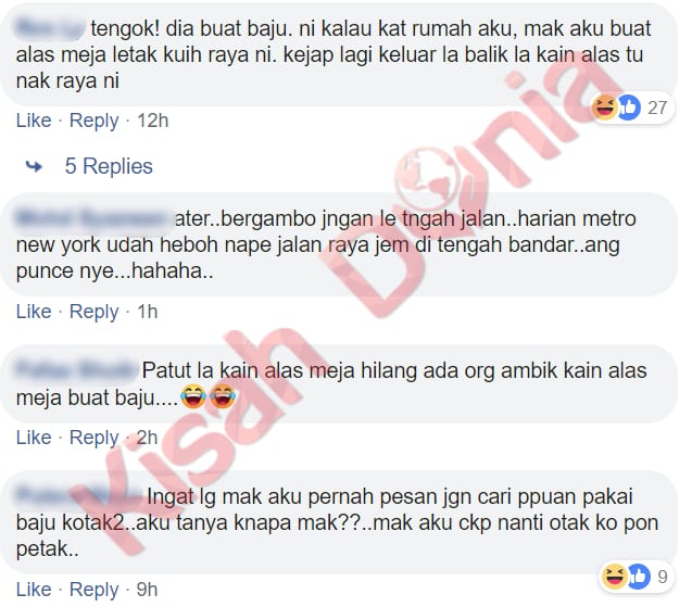 “Sarung Pelikat Abah Aku” – Suits Kotak-Kotak Fazura Jadi Bahan Jenaka Netizen