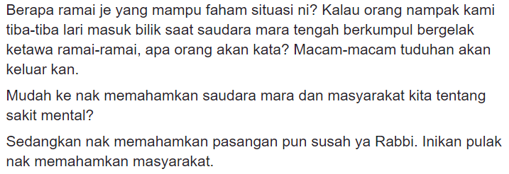 Penghidap ‘Mental Disorder’ Tak Suka Hari Raya, Wanita Ini Buka Cerita