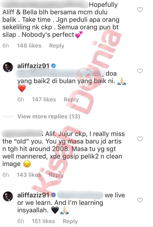 Dah Buka Komen Di IG, Netizen Sembur Aliff Aziz Dengan Nasihat Makan Dalam!