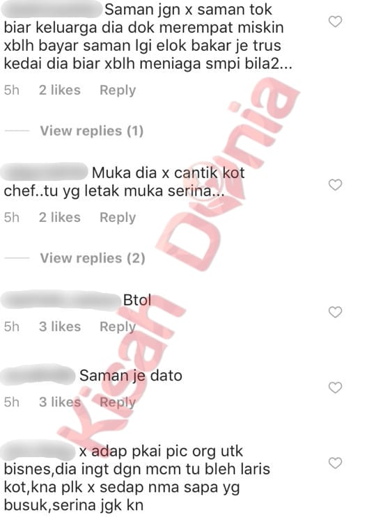 Guna Foto Serina Nak Lariskan Jualan Karipap, Datuk Chef Wan Naik Angin Di IG!