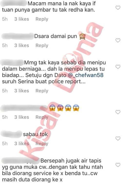 Guna Foto Serina Nak Lariskan Jualan Karipap, Datuk Chef ...