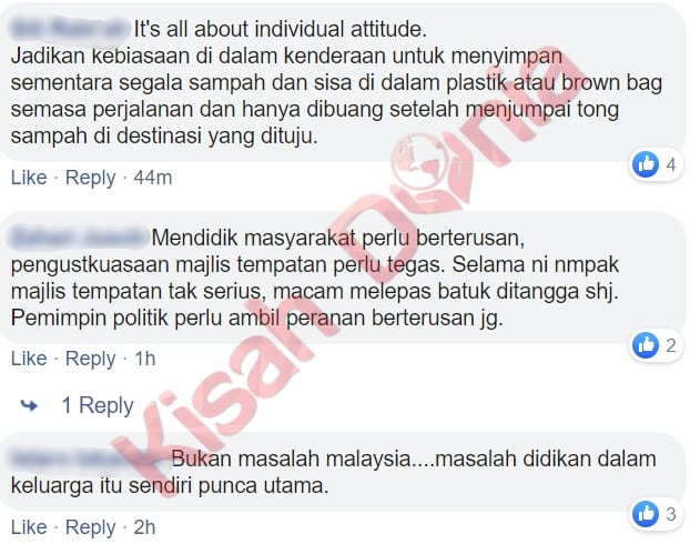 Malaysia Masih Gagal Mendidik Warganya Menjadi Pembersih..