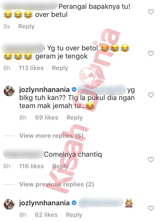 “Perangai Bapaknya..”– Interframe Chantiq Posing, Johan Buat Ramai Berdekah