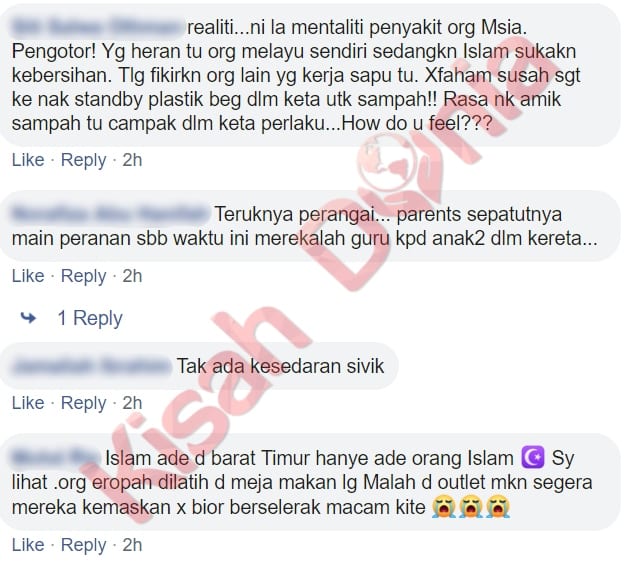 Malaysia Masih Gagal Mendidik Warganya Menjadi Pembersih..