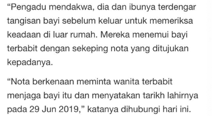 Baru 2 Hari Bersalin, Ibu Nekad Buang Bayi Sebab Takde Setitik Susu Badan!