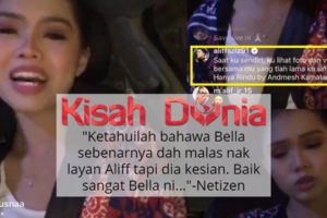 [VIDEO] 'Diterjah' Aliff Ketika Buat IG Live, Reaksi Bella Bikin Ramai Kagum! 50