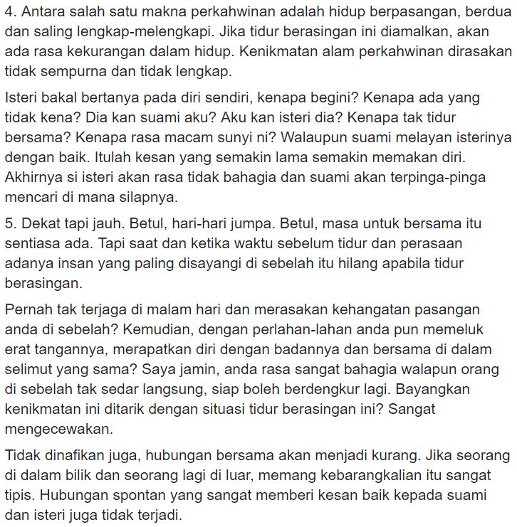 Lepas Ada 3 Anak Baru Sedar.. Rupanya Nak Tidur Berdua Laki Bini Pun Susah