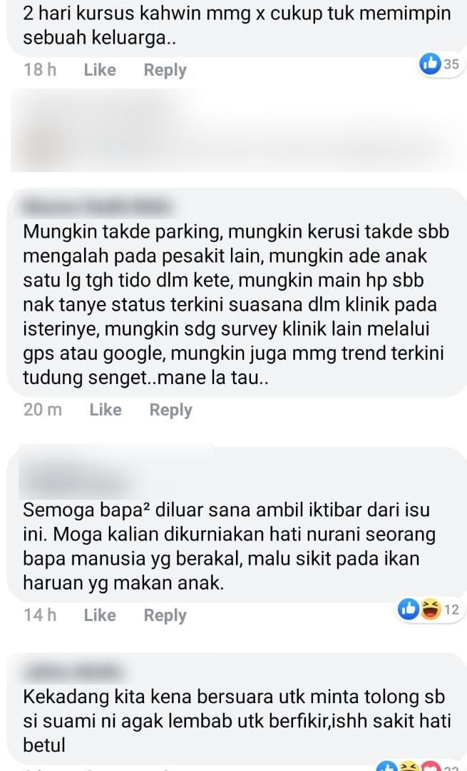 “Ibu Gigih Bawa Anak Ke Klinik, Ayah Sedap Dalam Kereta” – Isu Ini Cetus Geram!