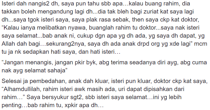 'Isteri Takda Masalah Nak Hamil Banyak Kali, Tapi Teringat Tahun 2014 Dulu..' 5