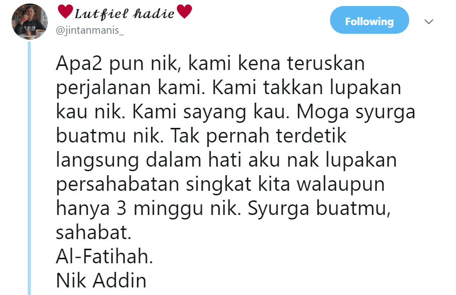 Terlalu Rindu Sahabat Yang Dah Tiada, Rakan Throwback Kenangan Manis Bersama