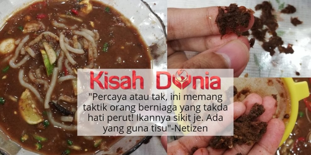 Viral Ada Kertas Dalam Laksa, Rupanya Taktik Biasa Peniaga Untuk