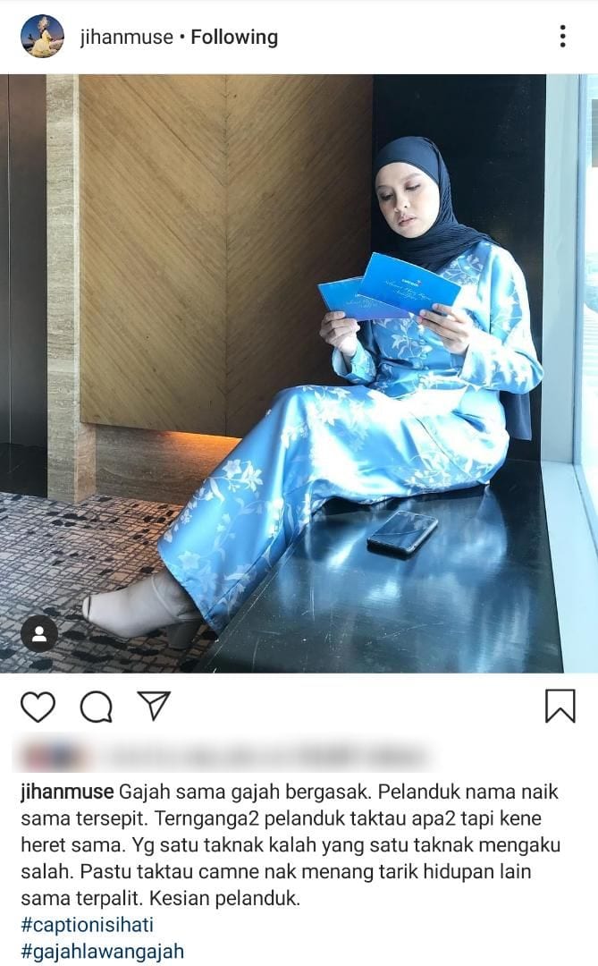 “Hidup Penuh Lakonan..”-Enggan Bantu Isu Rantai Palsu, Aishah Perli Jihan Muse?