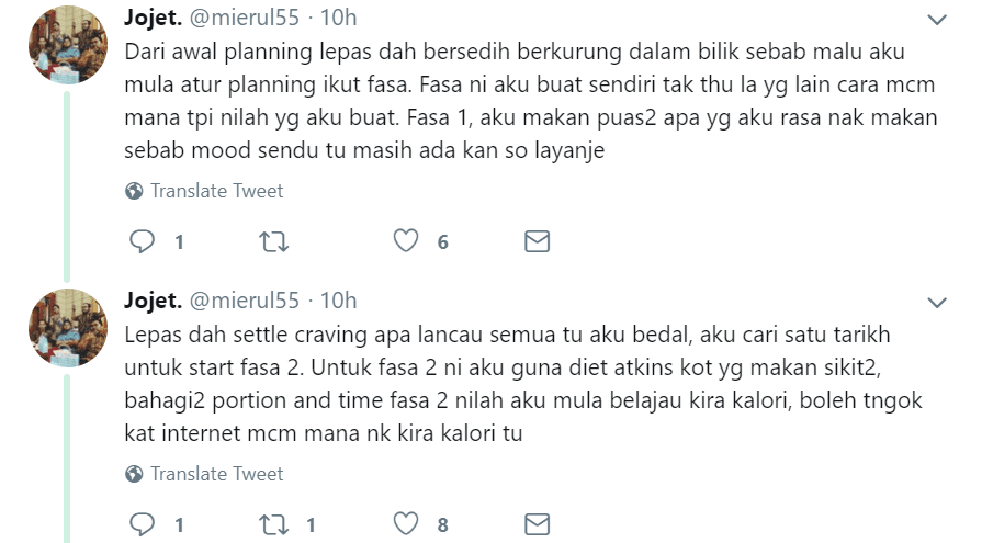 Konsisten Jaga Makan & Jogging, Lelaki Ini Turun Berat Badan Dari 120 Ke 86KG!