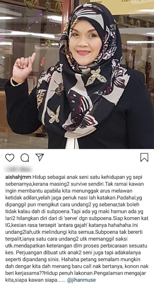 “Hidup Penuh Lakonan..”-Enggan Bantu Isu Rantai Palsu, Aishah Perli Jihan Muse?