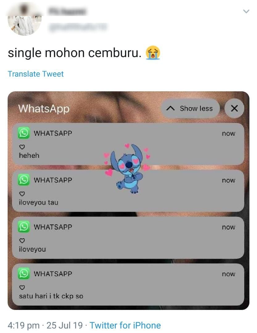 Dedah WhatsApp Sweet Nak Cemburukan Orang Single, Tapi Sikap Sebenar Terkantoi!