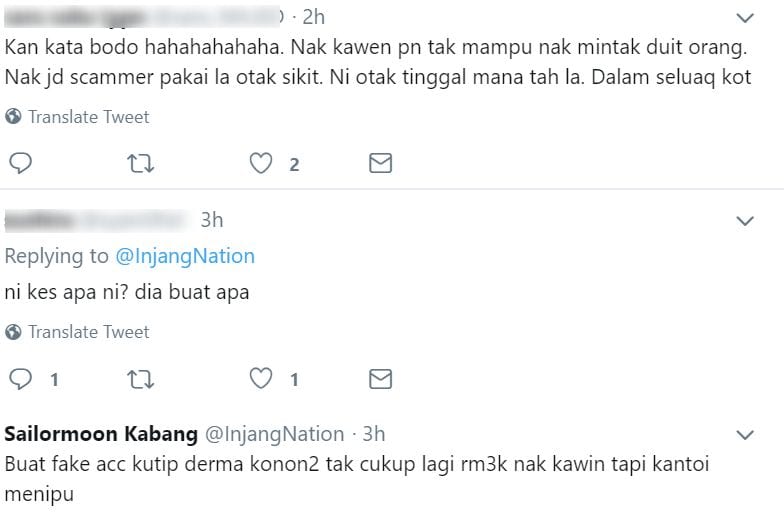 Buat Fake Account Kutip Derma Konon Tak Cukup RM3K Nak Kahwin, Sekali Kantoi!