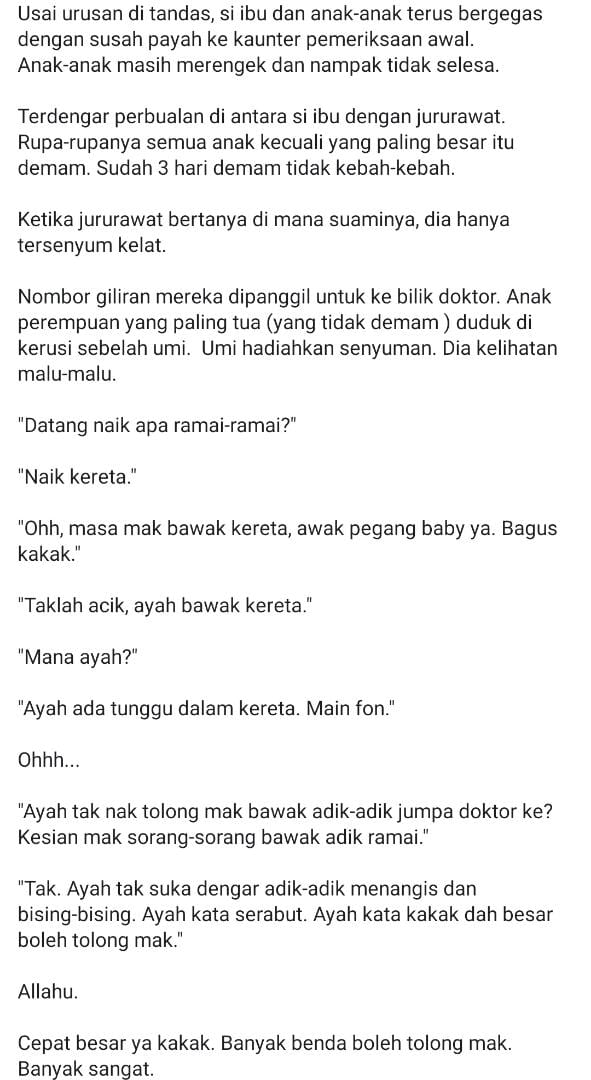 “Ibu Gigih Bawa Anak Ke Klinik, Ayah Sedap Dalam Kereta” – Isu Ini Cetus Geram!